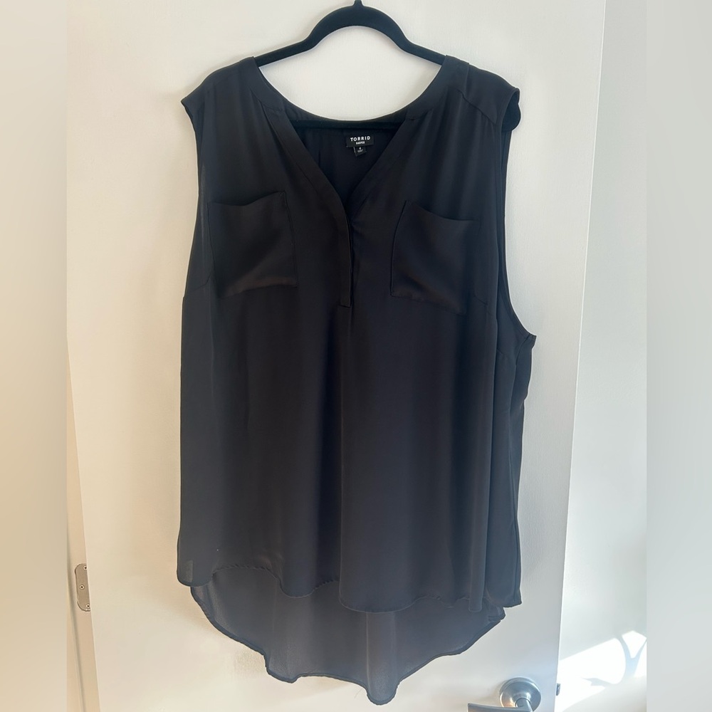 Torrid Sleeveless Georgette Blouse